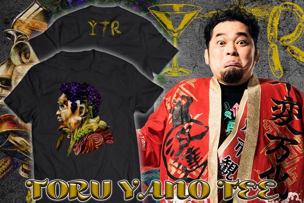 G1新商品第1弾】オカダ、矢野、後藤、YOSHI-HASHIの新作Tシャツ