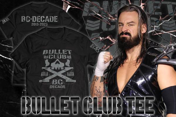 9.8後楽園大会から発売！BULLET CLUB、SHOの新作グッズが完成！ | 新