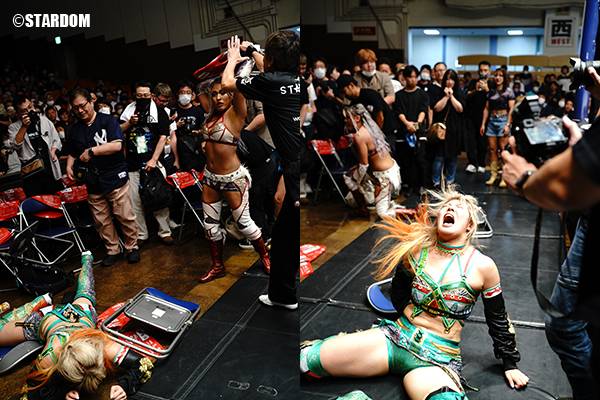 STARDOMのリングで、“STRONG女子王者”ジュリアが、壮麗亜美を相手に