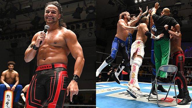 タマがガン・スタンでフィンレーに劇的勝利！BULLET CLUBとの壮絶イリミネーションを制したG.o.D＆JET SETTERSが歓喜のハイタッチ！10.9両国へ向け、視界良好!!【10.1後楽園結果】