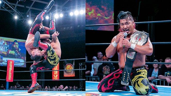 26分越えの極限死闘！鷹木信悟が粘るタマ・トンガを撃破して、NEVER無差別級王座を3度目の戴冠！試合後、トレント・バレッタが11.10ダラスで挑戦表明!!【10.28ラスベガス結果】