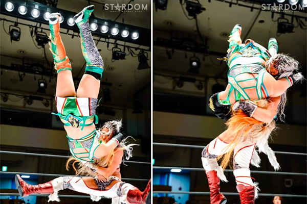 STARDOMのリングで、“STRONG女子王者”ジュリアが、壮麗亜美を相手に