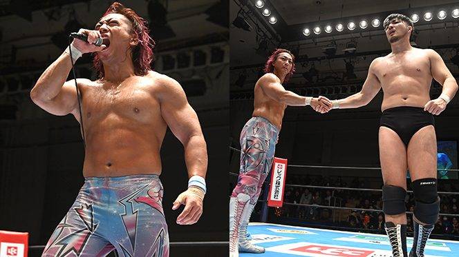 「“この新世代”で新日本プロレスを大爆発させます！」メインで海野＆成田がオーカーン＆HENAREとの大激戦を制して『WORLD TAG LEAGUE』全勝優勝を宣言！【11.20後楽園結果】