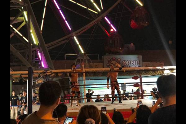 テンコジが台中、高雄にて開催された『ダイソープロレス』に登場