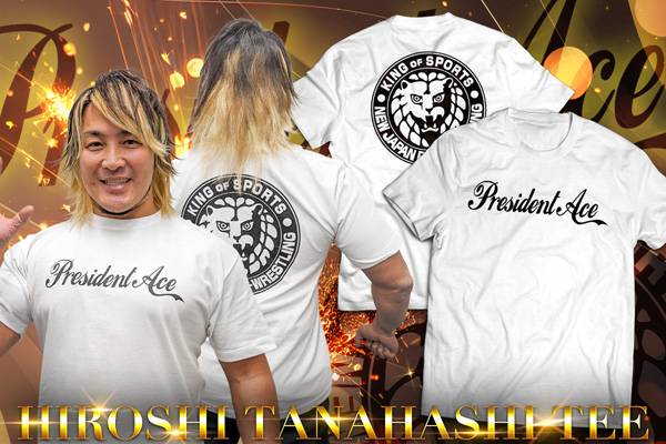 棚橋”新社長”Tシャツ&オカダ選手のトーショピ先行発売グッズ2種 棚橋”新社長”Tシャツ&オカダ選手のトーショピ先行発売グッズ2種