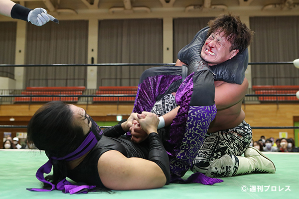 3月16日、みちのくプロレスにDOUKIが参戦！ みちのく卒業のMUSASHIとシングルマッチに勝利！両者ともに“再会”を約束!!【矢巾町大会結果】  | 新日本プロレスリング株式会社