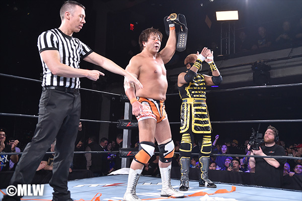 現地時間：2.29 MLWニューヨーク大会で、MLW世界ヘビー級王者