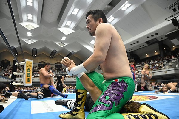新日本プロレス ミニリング　値下げしました KUSHIDA「また、この新日本プロレスのリングで、プロレスできて本当に