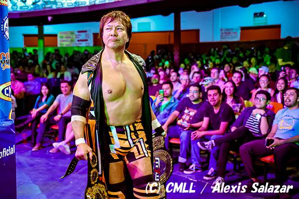 現地時間 :5月25日、小島聡選手がCMLL・アレナコリセオ大会に参戦し