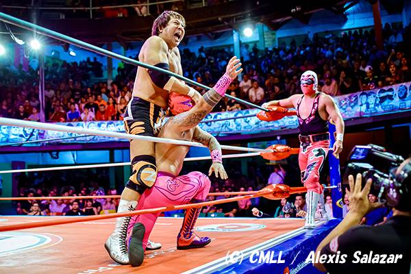 現地時間 :5月25日、小島聡選手がCMLL・アレナコリセオ大会に参戦し