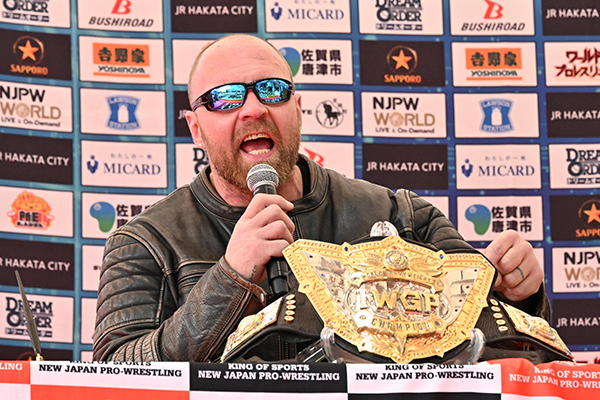 AEW WWE ジョンモクスリー シュプリーム チャンピオンベルト ジ I46Z お前にとって、今まで経験したことのない“壮絶な試合”になる！」IWGP