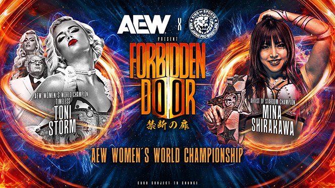 日本時間・7月1日（月）『AEW x NJPW: Forbidden Door』追加カードが