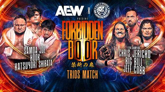 日本時間・7月1日（月）『AEW x NJPW: Forbidden Door』追加カードが