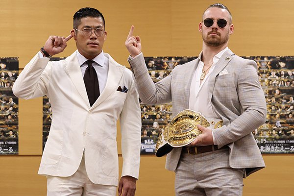 SUPER Jr.』覇者・デスペラードが無秩序ジュニア王者のSHOと大