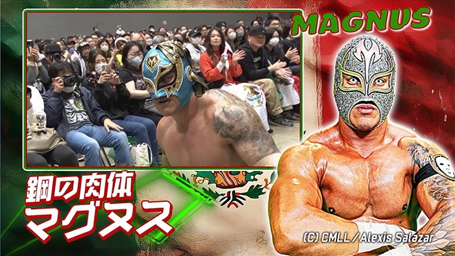 新日本プロレス CMLL フエゴ 選手 カレリー製 NJPW PRESENTS CMLL