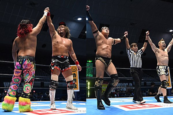 内藤＆ヒロムが前・タッグ2冠王のTMDKを撃破！ タカタイチが現IWGP
