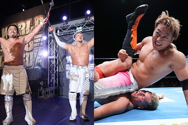 メインは、肉弾相打つ好勝負!YOSHI-HASHIが鷹木に逆転勝利で メインは、肉弾相打つ好勝負!YOSHI-HASHIが鷹木に逆転勝利で