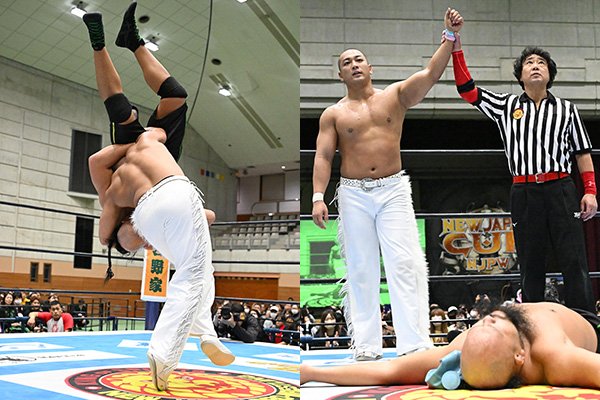 海野が新技Second Chapterで“宿敵”オーカーンに雪辱勝利！ H.O.Tの乱入