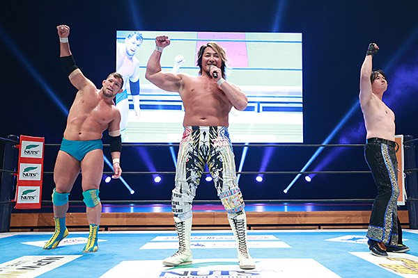 その名は『WRESTLING REDZONE』！ 棚橋が4.26広島の大会名を発表