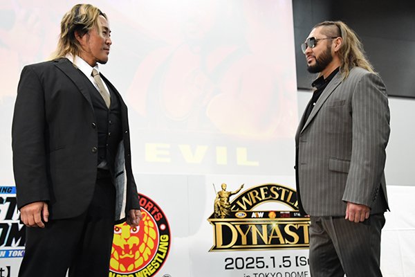 棚橋が宿敵・EVILに“成敗”宣言！ダブルタイトルを巡る鷹木、TAKESHITA