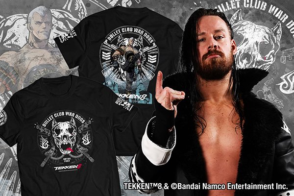 新日本プロレス 高橋ヒロム TEKKEN BOMBキャラクターTシャツ XL