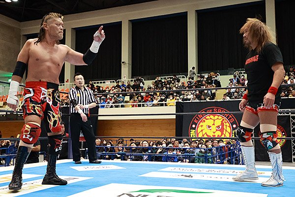 ナパームVSジージス・イーヴン EVIL is double IWGP champ! Hiromu Takahashi demands more