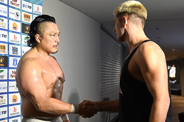 新日本プロレス】YOH&マスター・ワト vs SHO&DOUKI 煽りVTR
