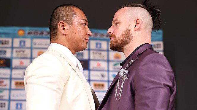 Finlay, Umino exchange words in Cup final presser | NEW JAPAN PRO
