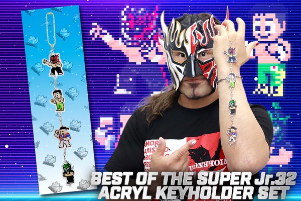 新日本プロレス プロレスリング キーホルダーコレクション 9種 5.17代々木大会から発売！つながるアクキーとお揃いの