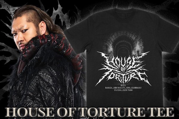 6.15大阪城ホール大会から発売！H.O.T、EVIL、SANADAの新作T