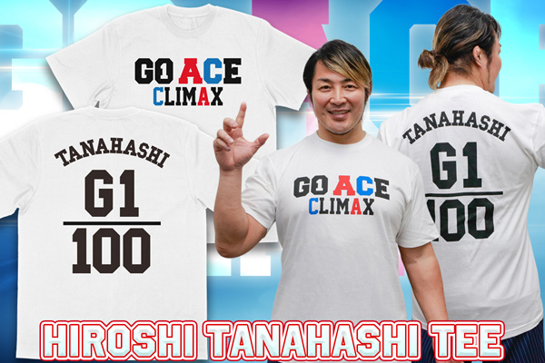 棚橋弘至 Tシャツ G1 CLIMAX 28 優勝記念 Lサイズ 新日本プロレス G1新商品】7.19札幌大会から発売！棚橋弘至新作グッズ4種が完成