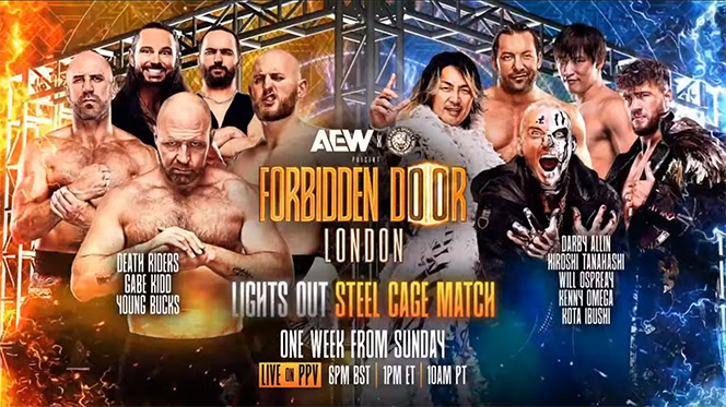 AEW x NJPW:Forbidden Door』前哨戦は棚橋がハイフライフローでユウタ