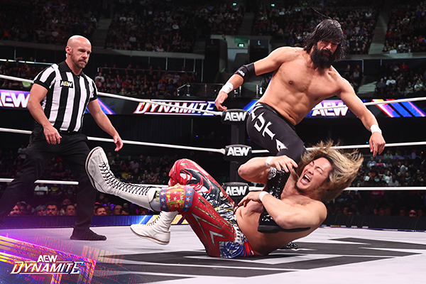 AEW x NJPW:Forbidden Door』前哨戦は棚橋がハイフライフローでユウタ