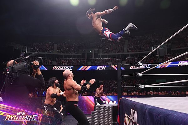 AEW x NJPW:Forbidden Door』前哨戦は棚橋がハイフライフローでユウタ