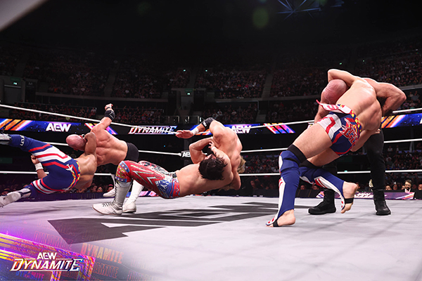 AEW x NJPW:Forbidden Door』前哨戦は棚橋がハイフライフローでユウタ