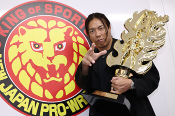 新日本プロレス　IWGP選手権　勝利者トロフィー　実使用　5月6日まで限定値下げ オカダ・カズチカ、G1優勝一夜明け会見で要求「挑戦権利証の