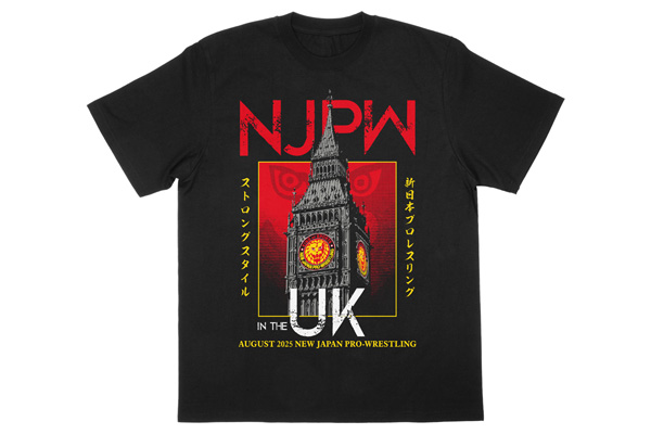 NJPW IN THE UK!! イギリス向け新作Tシャツ3種を闘魂SHOP通販