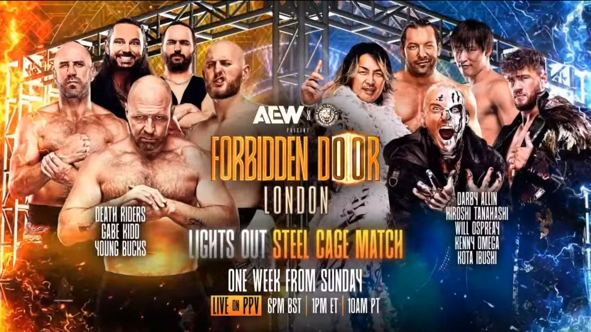AEW x NJPW: FORBIDDEN DOOR』でジョン・モクスリー