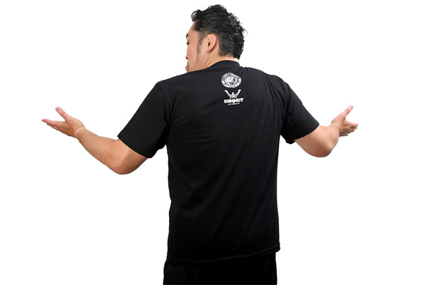 矢野通、棚橋弘至のCONVICTコラボTシャツの受注販売スタート！（10/6
