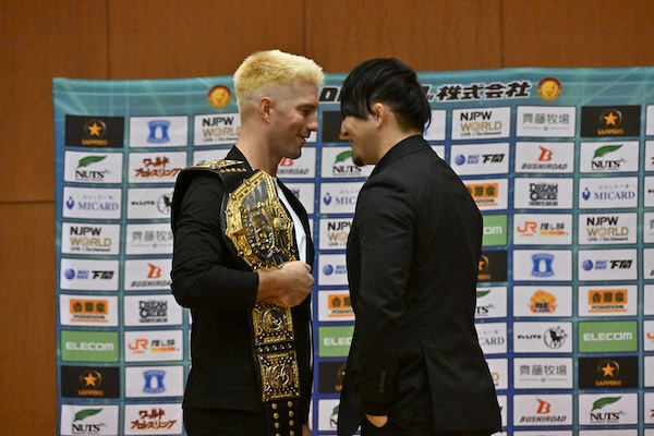 Final words exchanged before Destruction in Kobe | NEW JAPAN PRO