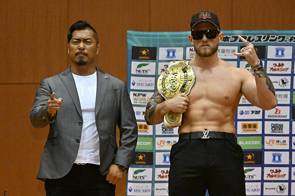 お前はリング上で死ぬ覚悟があるのか!?」“IWGP GLOBAL王者”ゲイブの