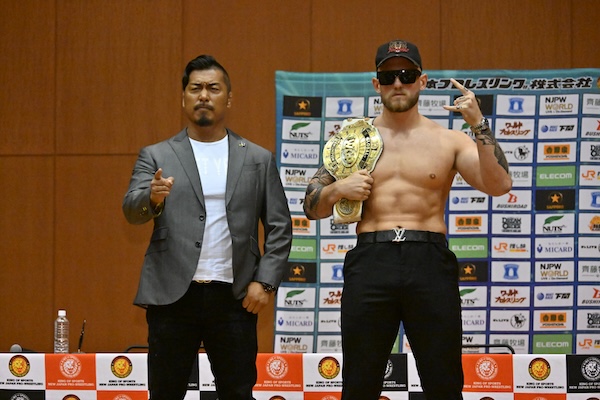 Final words exchanged before Destruction in Kobe | NEW JAPAN PRO