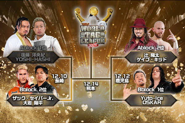 12月12日 (金) 鹿児島大会の全カードが決定！】メインは“『WORLD TAG