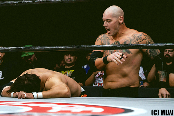 元WWE、現MLW世界タッグ王者のビショップ・ダイヤーを撃破！小島聡が