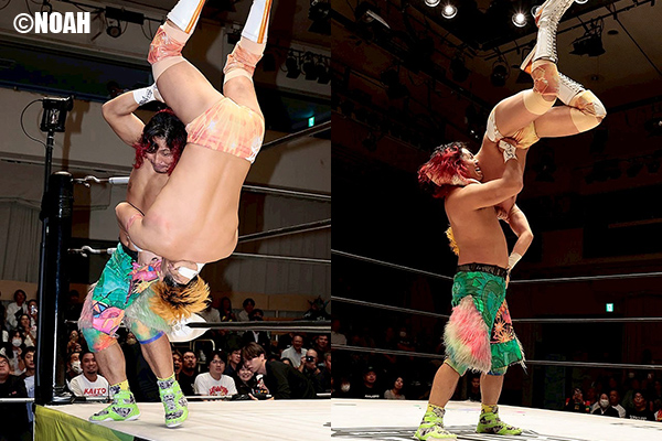 高橋ヒロム ドリームタッグなのに興奮し過ぎて試合前に大流血してるヒロム