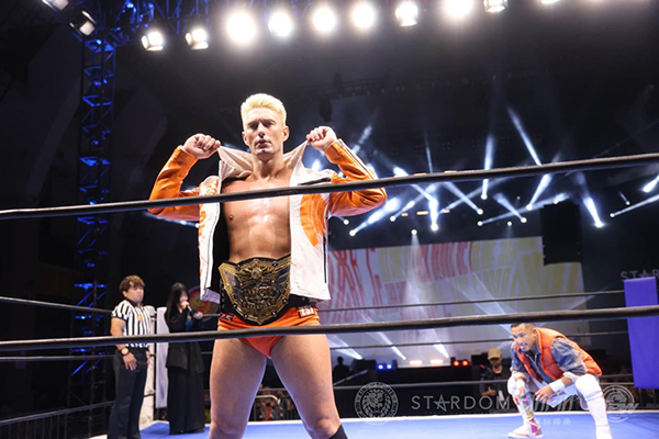 中国でSTARDOM×新日本プロレスの合同興行が開催！ IWGP世界ヘビー級