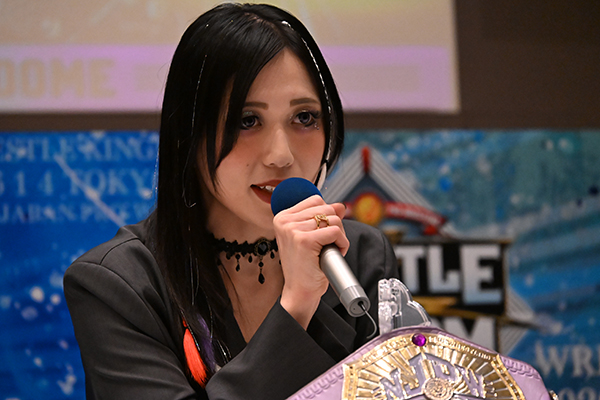 WK20】「新日本プロレスに下克上だ！何万人もの客を、沙弥様の虜にして