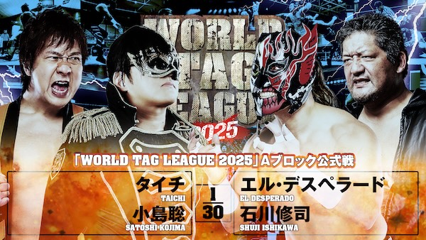 World Tag league night 5 (November 26) preview | NEW JAPAN PRO