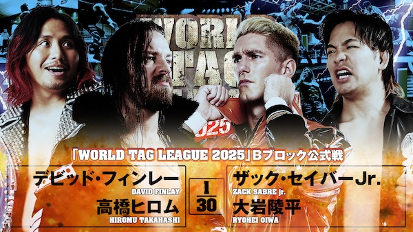 World Tag league night 12 (December 7) preview | NEW JAPAN PRO