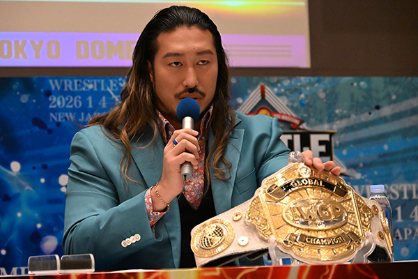 Takeshita, Tsuji talk double title clash 【WK20】 | NEW JAPAN PRO